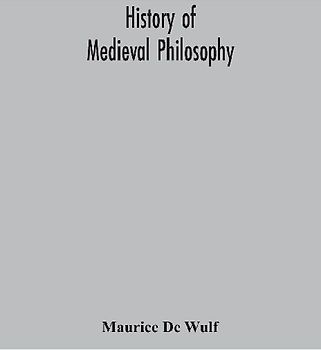 History Of Medieval Philosophy