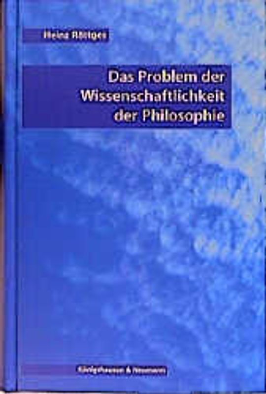 Das Problem der Wissenschaftlichkeit der Philosophie