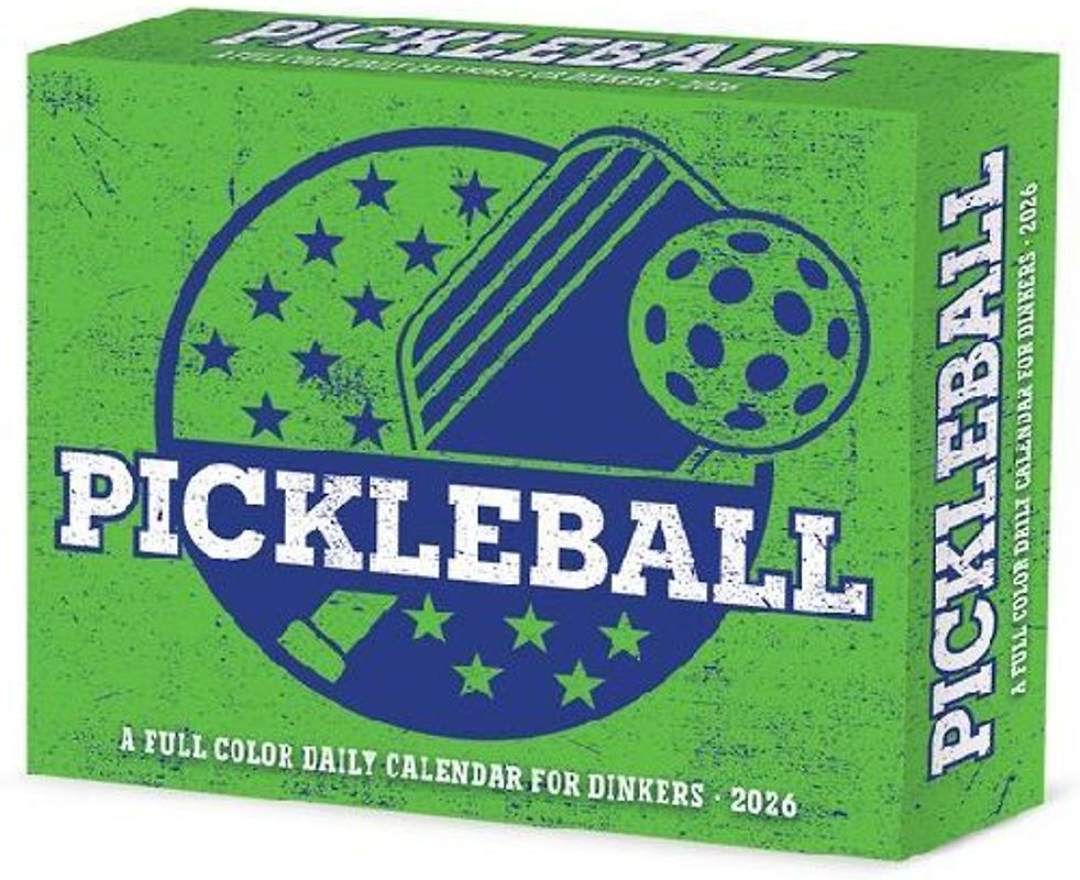 Pickleball 2026 5.4 X 6.2 Box Calendar