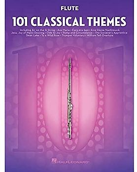 101 Classical Themes -For Flute- (Book): Noten, Sammelband für Flöte