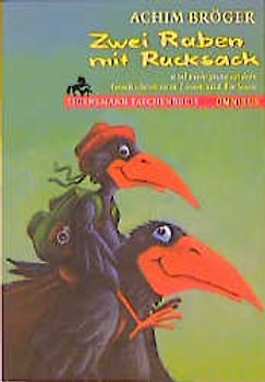 Zwei Raben mit Rucksack