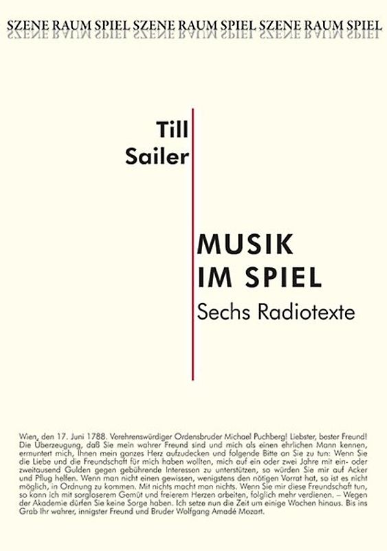 Musik im Spiel. Sechs Radiotexte
