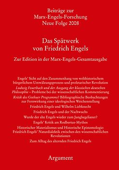 Das Spätwerk von Friedrich Engels