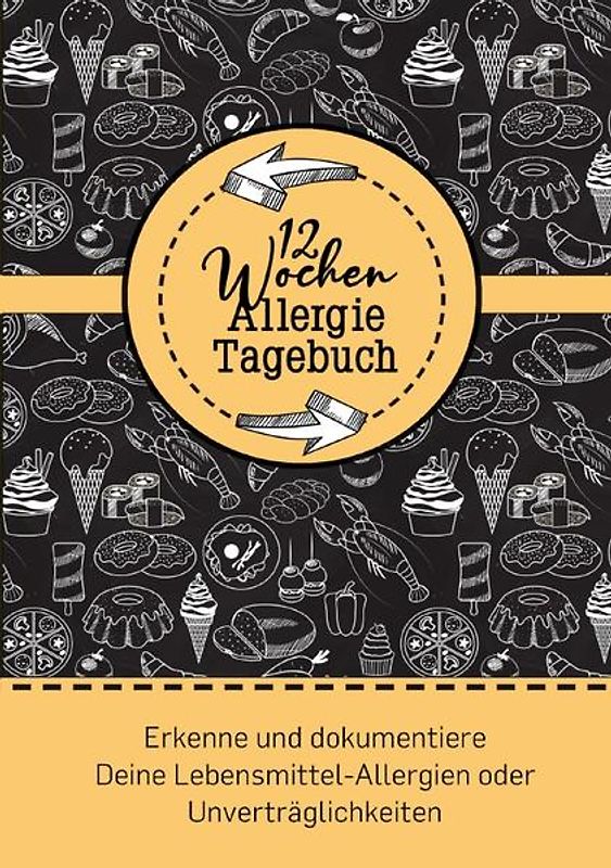 12 Wochen Allergie Tagebuch -Symptom Tagebuch | Ernährungstagebuch