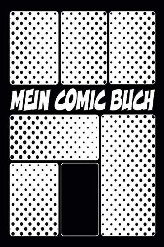 Blanko Comic Buch für Erwachsene, Teenager, Kinder 10 Jahre: Blanko Comic A5 Bush, 100 Sleiten (Zeichnen Geschenk Comic Fan)