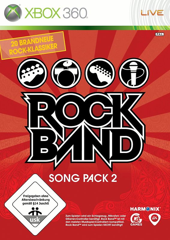 Rock Band Song Pack Vol.2 Xbox 360