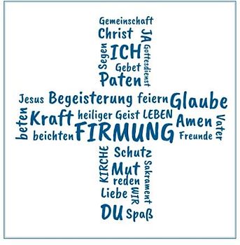 Gästebuch zur Firmung: Erinnerungsbuch zum Eintragen von Glückwünschen | christliche Geschenkbücher | Edition: blau