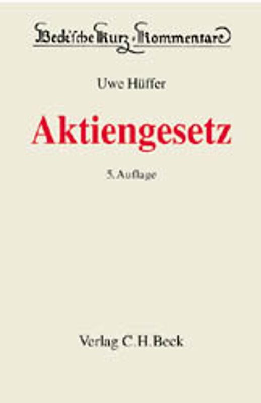 Aktiengesetz (AktG)