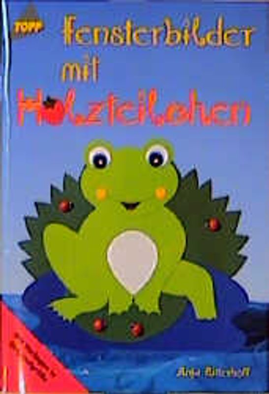 Fensterbilder mit Holzteilchen