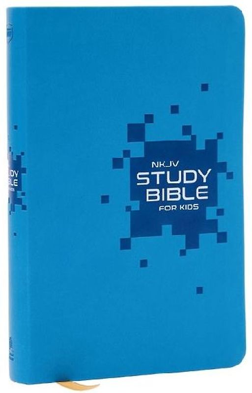 NKJV Study Bible for Kids, Blue Leathersoft: The Premier Study Bible for Kids