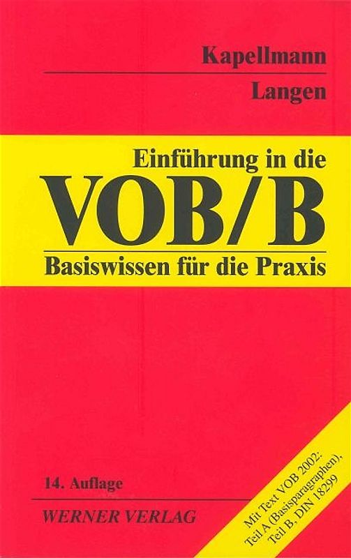 Einführung in die VOB/B