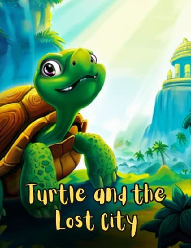 Turtle and the Lost City: short story for kids about turtle, Children's book about friendship and teamwork, Gift for kids 4-8