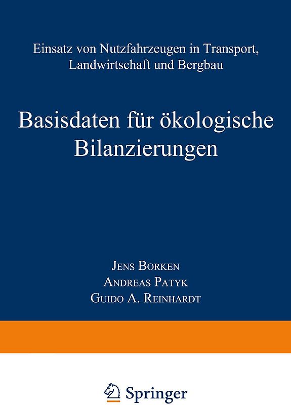 Basisdaten für ökologische Bilanzierungen