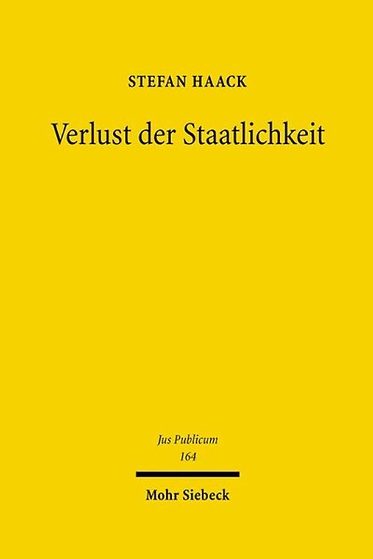 Verlust der Staatlichkeit