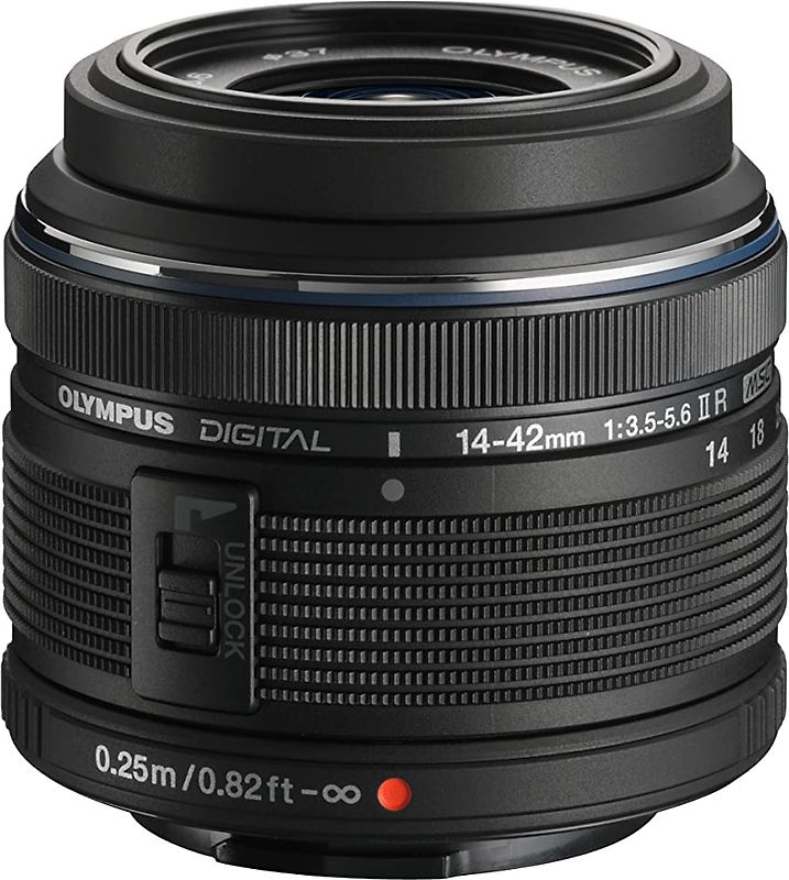 Olympus M.Zuiko Digital 14-42 mm F3.5-5.6 R II 37 mm Filtergewinde (Micro Four Thirds Anschluss) schwarz