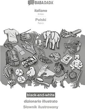 italiano - Polski, dizionario illustrato, BW