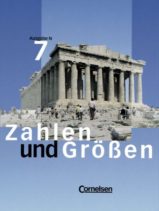 Zahlen und Größen. Ausgabe N / 7. Schuljahr - Schülerbuch
