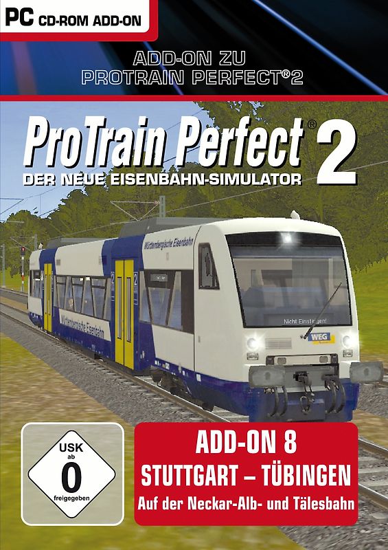 Pro Train Perfect 2: Add-On 8 - Stuttgart-Tübingen [AddOn] PC Spiele