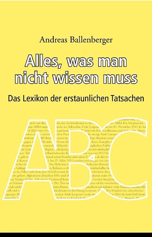 Alles, was man nicht wissen muss