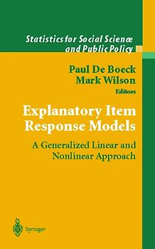 Explanatory Item Response Models