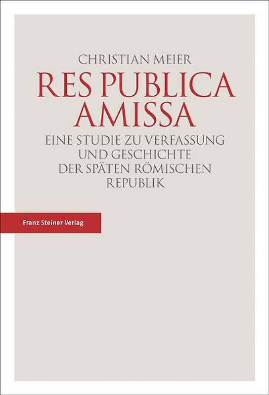 Res publica amissa