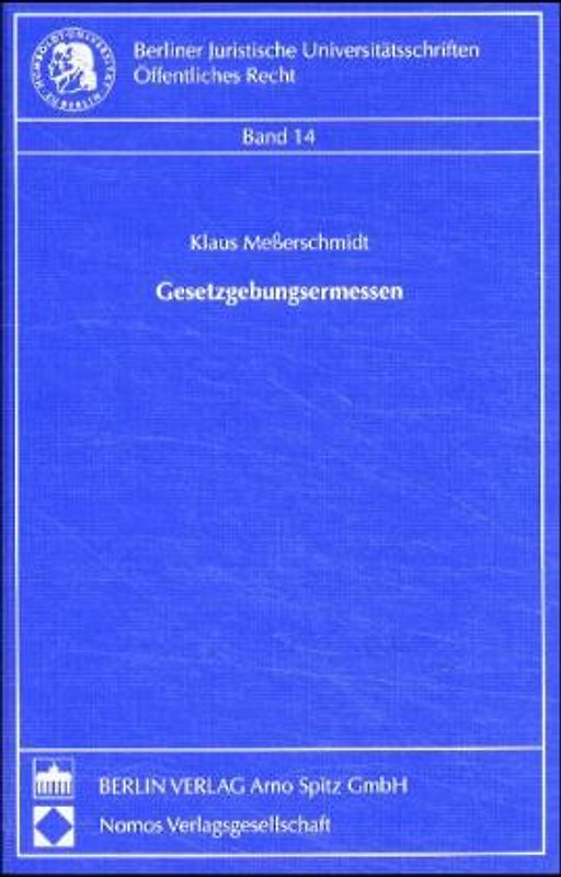Gesetzgebungsermessen