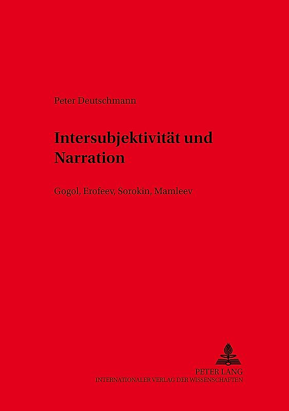 Intersubjektivitaet und Narration