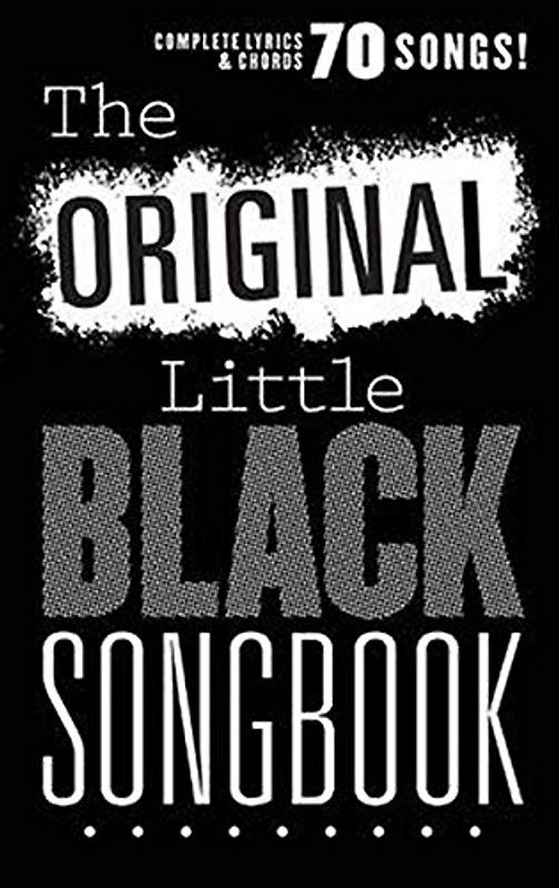 The Original Little Black Songbook: Songbook für Gesang, Gitarre