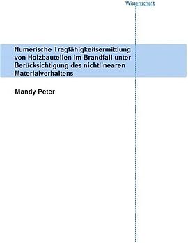 Numerische Tragfähigkeitsermittlung von Holzbauteilen im Brandfall unter Berücksichtigung des nichtlinearen Materialverhaltens
