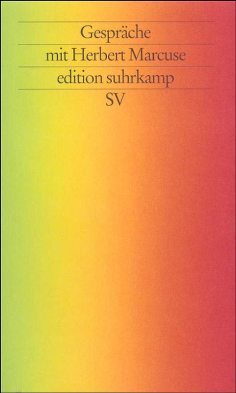 Gespräche mit Herbert Marcuse