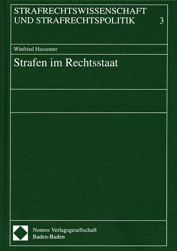 Strafen im Rechtsstaat