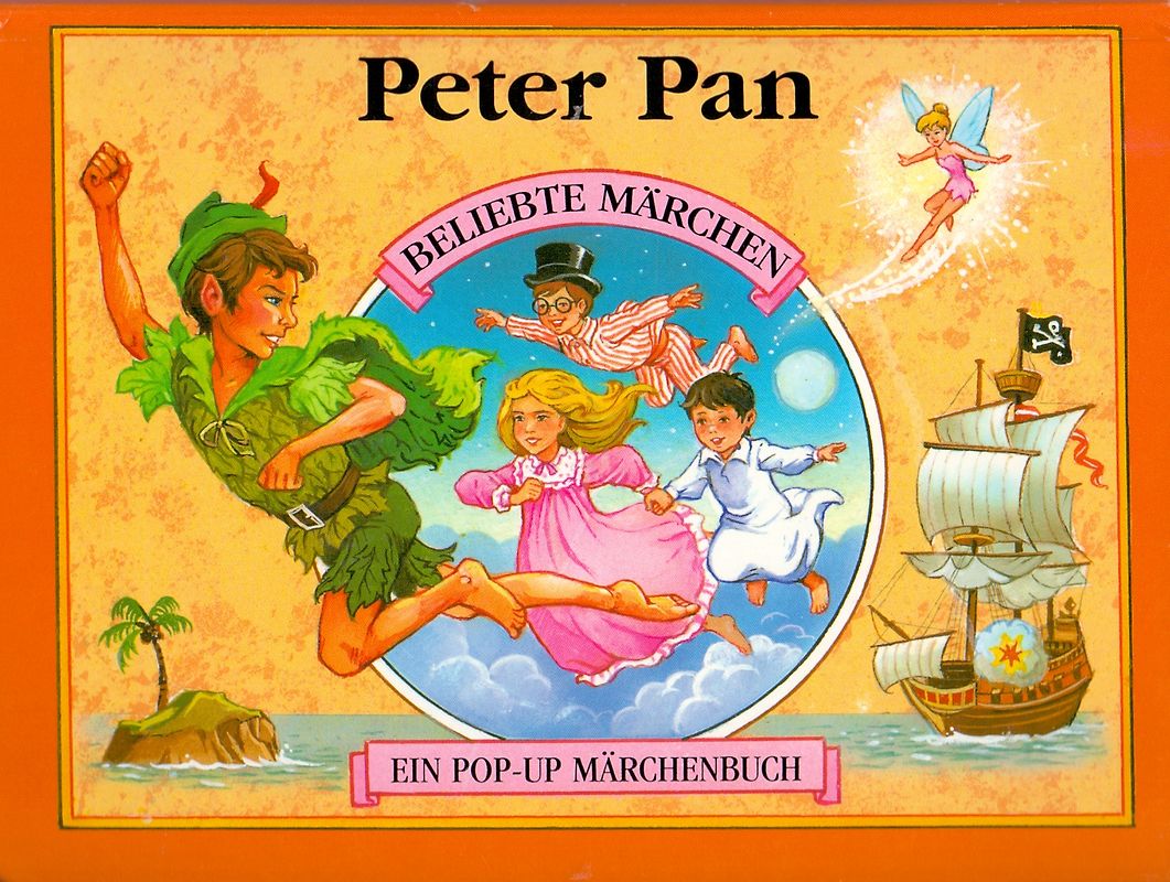 Beliebte Märchen Pop-up-Bücher. Rotkäppchen, Pinocchio, Peter Pan, Der Zauberer von Oz