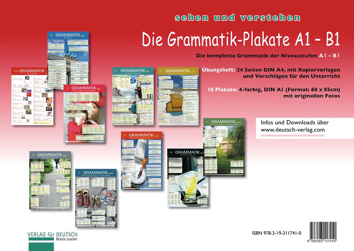Die Grammatik-Plakate A1–B1