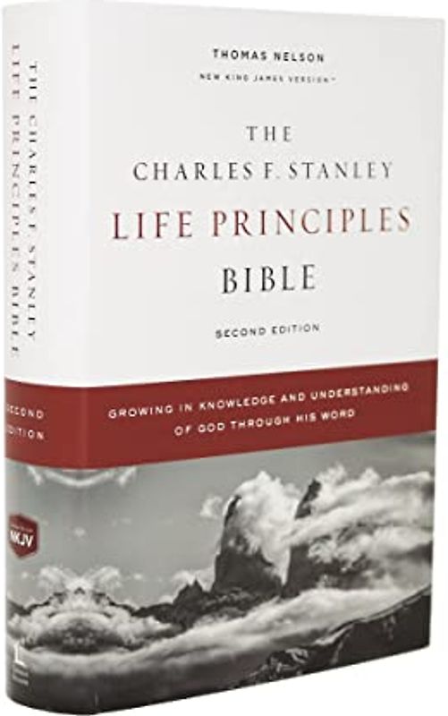 Nkjv, Charles F. Stanley Life Principles Bible, 2nd Edition, Hardcover, Comfort Print