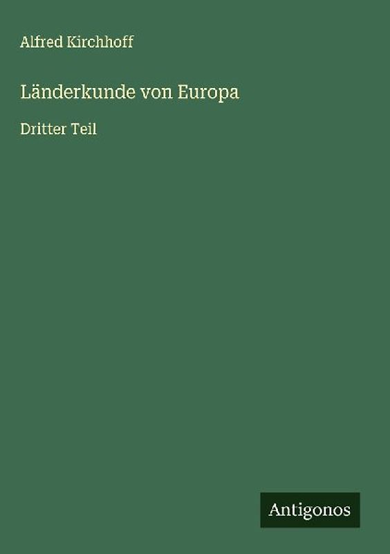 Länderkunde von Europa