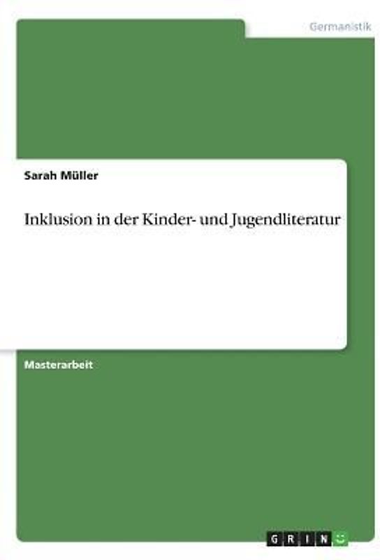 Inklusion in der Kinder- und Jugendliteratur