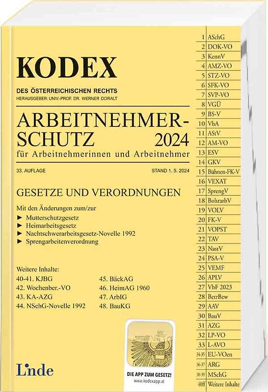 KODEX Arbeitnehmerschutz 2024
