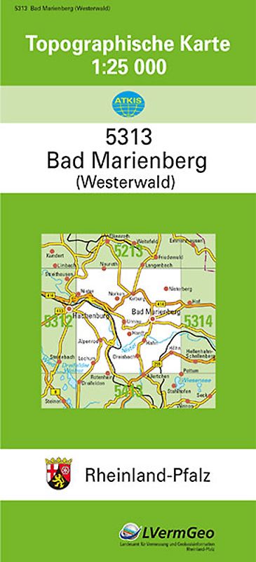 TK25 5313 Bad Marienberg (Ww.)
