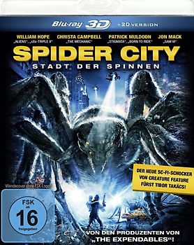 Spider City - Stadt der Spinnen [3D + 2D Version] 3D Blu-ray Disc