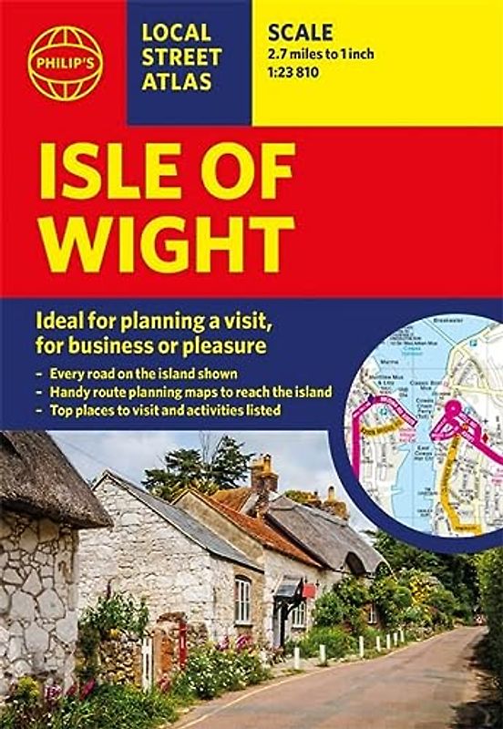 Philip's Isle of Wight Guide Book: Local Street Atlas (Philip's Red Books)