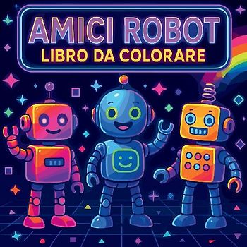 Amici Robot - Libro da Colorare