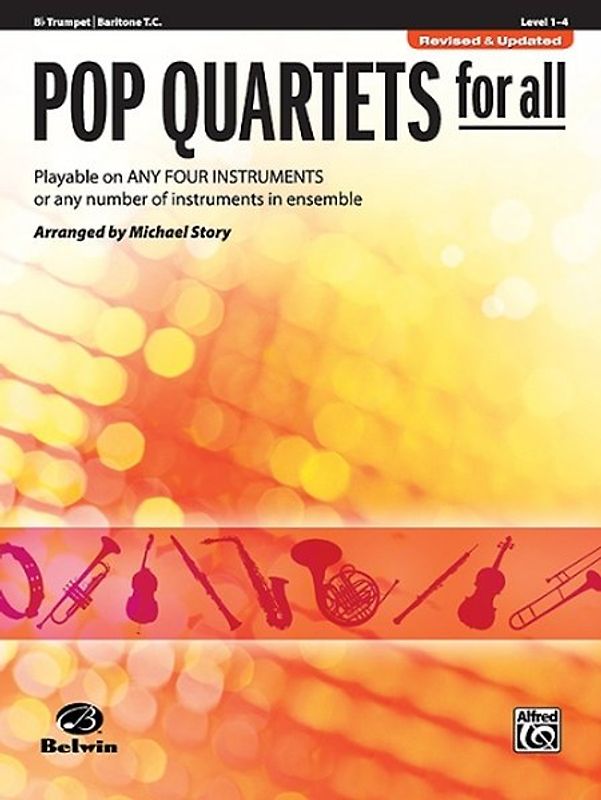 Pop Quartets for All - Bb Trumpet / Baritone T.C.