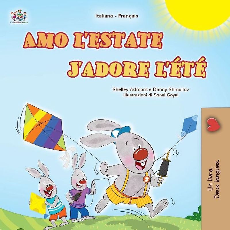 J'adore l'été (Livre pour enfants bilingue italien-français)