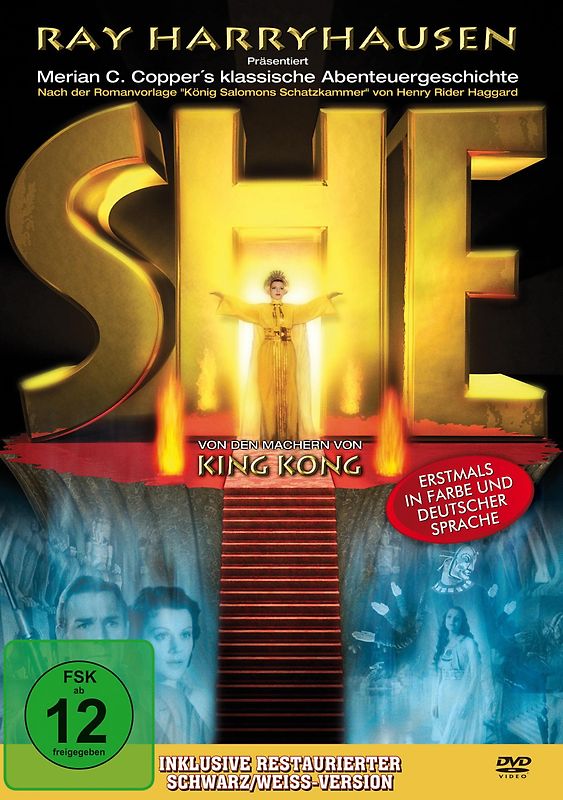 SHE - Herrscherin einer versunkenen Welt [Inkl. Schwarz / Weiss-Version] DVD
