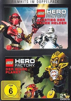 Filmhits im Doppelpack: LEGO Hero Factory - Aufstieg der neuen Helden / LEGO Hero Factory - Der Wilde Planet [2 DVDs] DVD