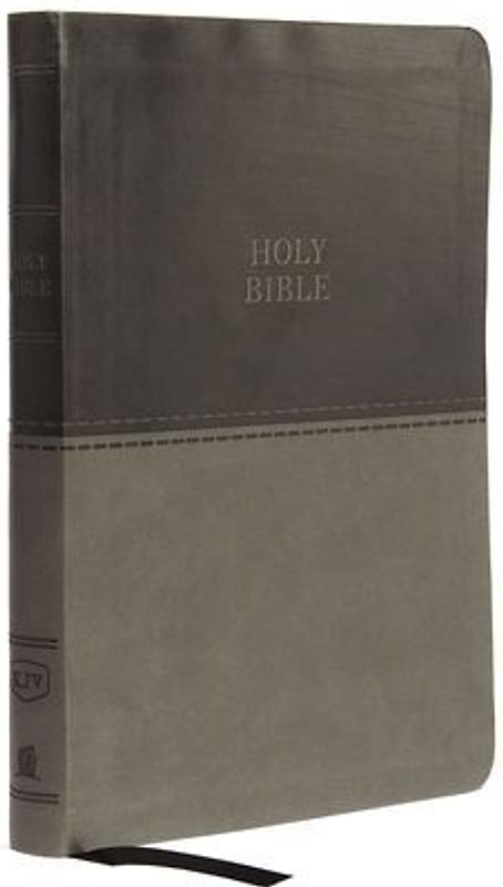 KJV, Thinline Bible, Large Print, Imitation Leather, Red Letter Edition