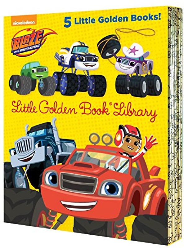 Blaze and the Monster Machines Little Golden Book Library -- 5 Little Golden Books