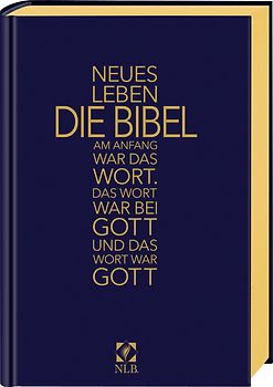 Neues Leben. Die Bibel. Taschenausgabe, Kunstleder, mit Kreuz, Goldschnitt