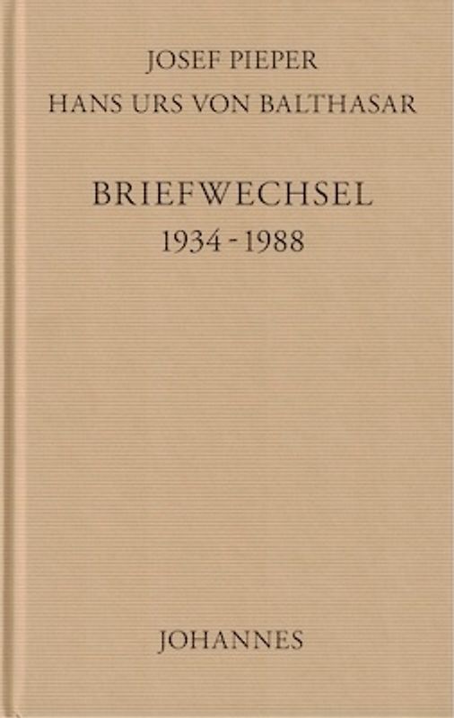 Briefwechsel 1934-1988