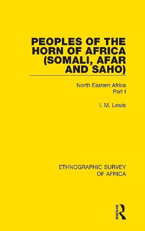 Peoples of the Horn of Africa (Somali, Afar and Saho)